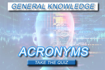Take our fun quiz about acronyms 