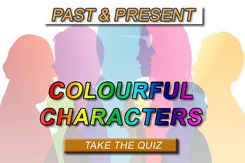 Take our fun quiz about colourful characters 