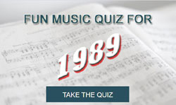 Take our fun music quiz for 1989