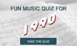 Take our fun music quiz for 1990